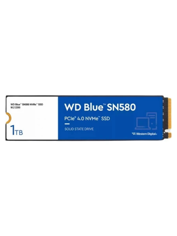 WD Blue Sn580 1TB 4150-4150 M.2 NVMe SSD